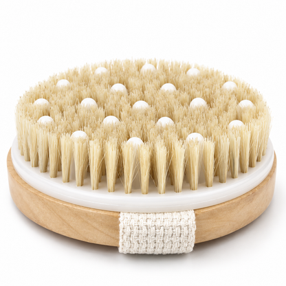 Palm Body Brush with Hand Strap