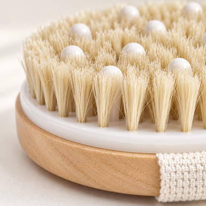 Palm Body Brush with Hand Strap